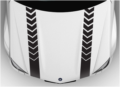 Bonnet Racing stripes 3