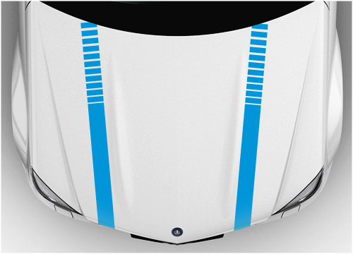 Bonnet Racing stripes 11