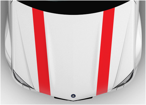 Bonnet Racing stripes 14