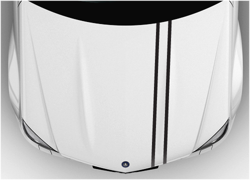 Bonnet Racing stripes 15