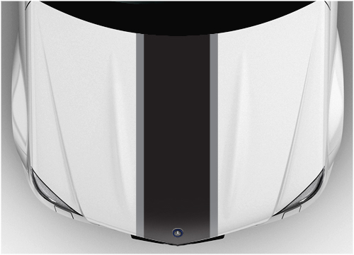 Bonnet Racing stripes 18