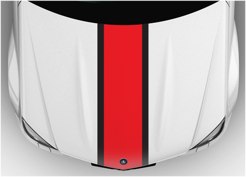 Bonnet Racing stripes 19