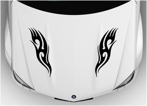 Tribal bonnet sticker 001