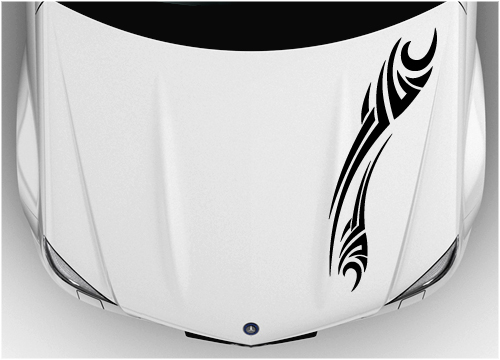 Tribal bonnet sticker 002