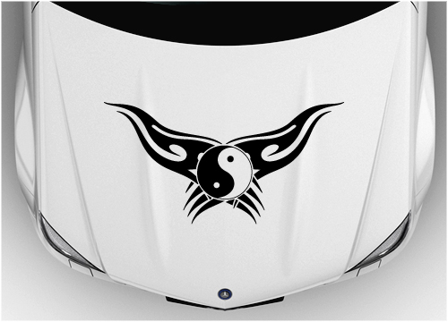 Tribal bonnet sticker 005