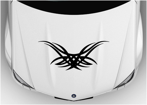 Tribal bonnet sticker 023