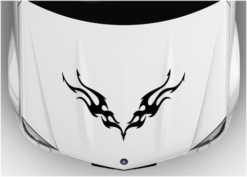 Tribal bonnet sticker 026