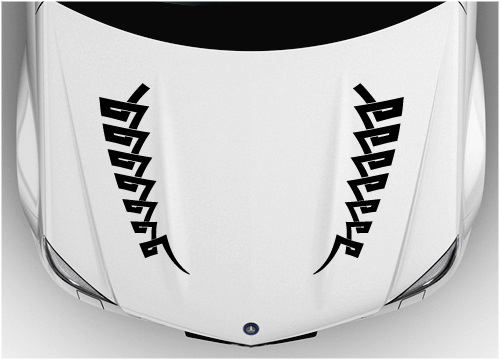 Tribal bonnet sticker 027