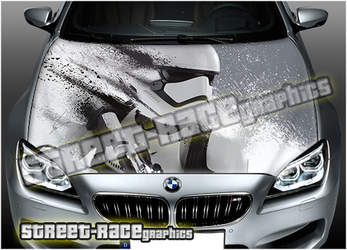 127 - Bonnet wrap (Storm Trooper)