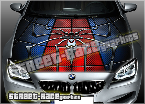 130 - Bonnet wrap (Spiderman)