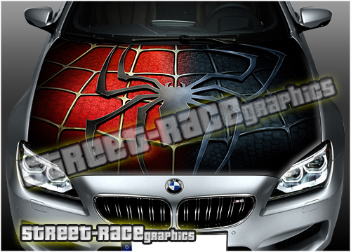 131 - Bonnet wrap (Spiderman)