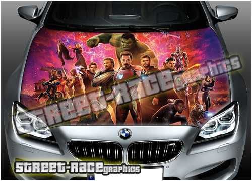 133 - Bonnet wrap (Avengers)