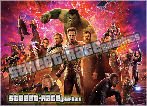 133 - Bonnet wrap (Avengers) - Image 2