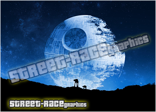 135 - Bonnet wrap (Star Wars - Death Star) - Image 2