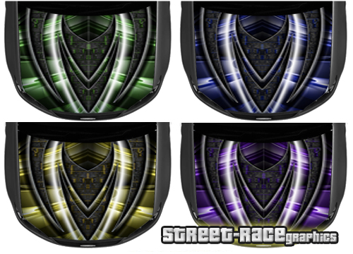 1503 - Abstract racing bonnet wrap - Image 2