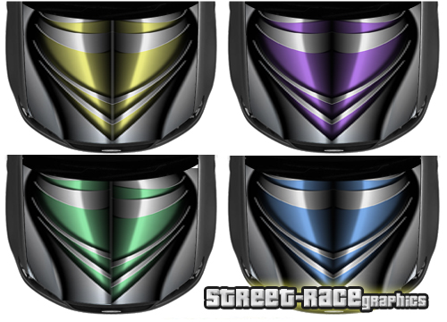 1509 - Abstract racing bonnet wrap - Image 2
