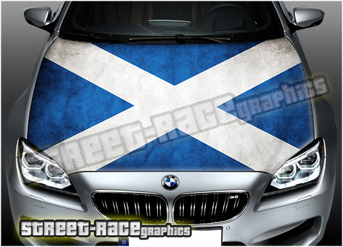 709 - Bonnet wrap (Scotland grunge flag)