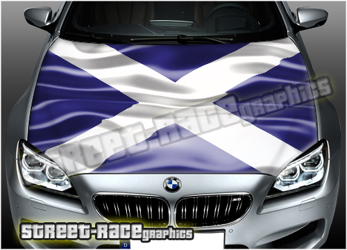 713 - Bonnet wrap (Scotland waving flag)