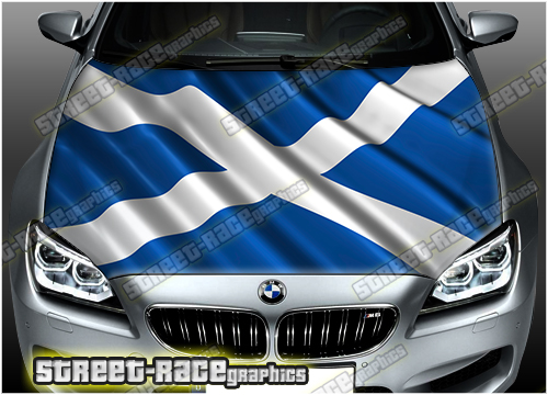 725 - Bonnet wrap (Scotland Wavy flag)