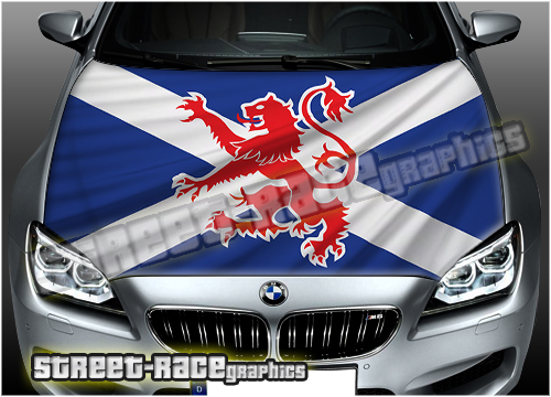 726 - Bonnet wrap (Scotland Wavy flag)