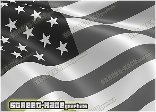 730 - Bonnet wrap (USA Wavy flag) - Image 2