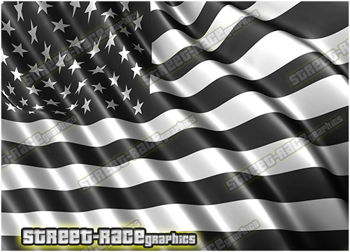 731 - Bonnet wrap (USA Wavy flag) - Image 2