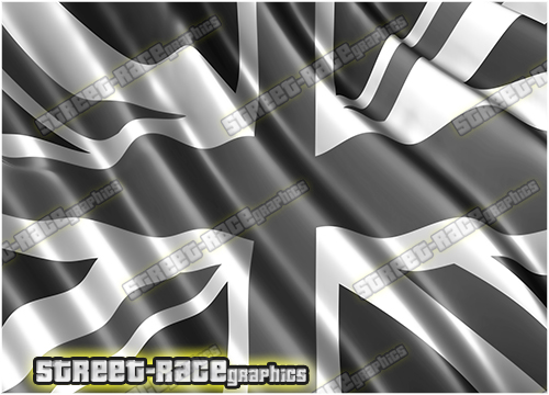 732 - Bonnet wrap (Union Jack Wavy flag) - Image 2