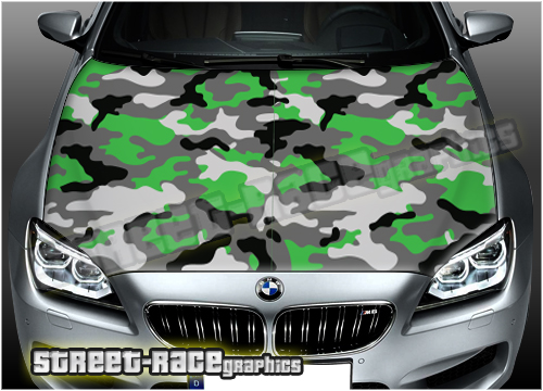 802A - Bonnet wrap (Urban camo -GREEN)