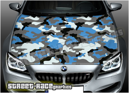 803A - Bonnet wrap (Urban camo -BLUE)