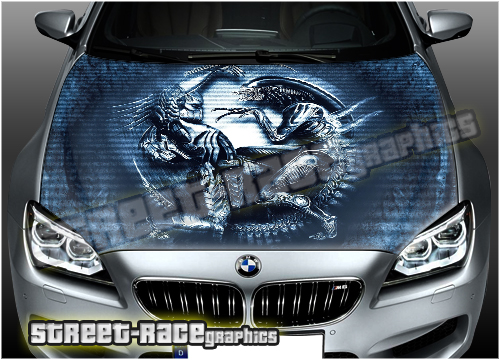 103 - Bonnet wrap (Alien V Predator)