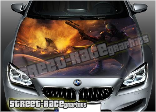 121 - Bonnet wrap (Bobba Fett)