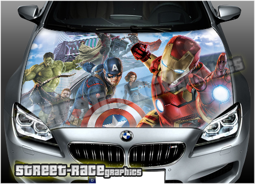 124 - Bonnet wrap (Avengers)