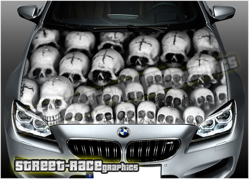 305 - Bonnet wrap (Catacomb skulls)