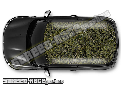 1203 - Camouflage car roof wrap (Marshland)