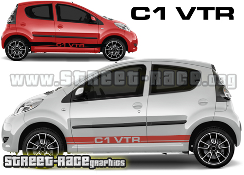 Citroen C1 - 011 VTR side stripes