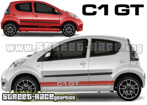 Citroen C1 - 012 GT side stripes