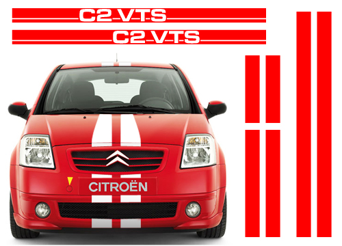 Citroen C2 VTS full stripes 007