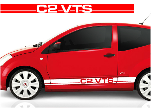 Citroen C2 VTS full stripes 007 - Image 2