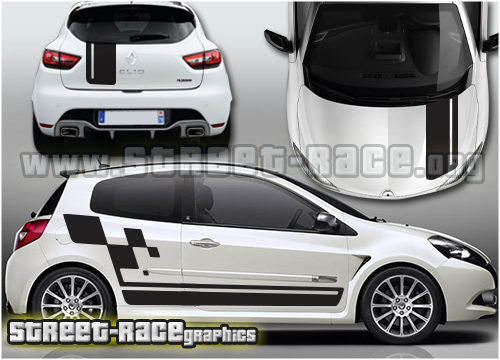 Renault Clio Cup MK3 008 full stickers