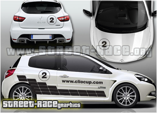 Renault Clio MK3 large 014 - World Series full graphics kit