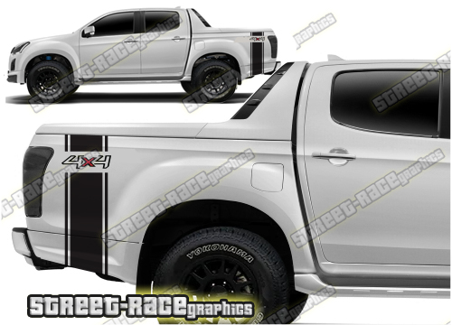 Isuzu D-Max bed bands 002