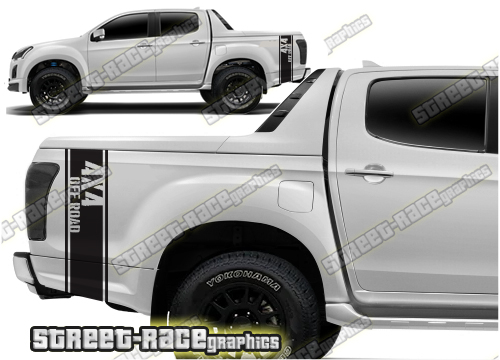 Isuzu D-Max bed bands 004