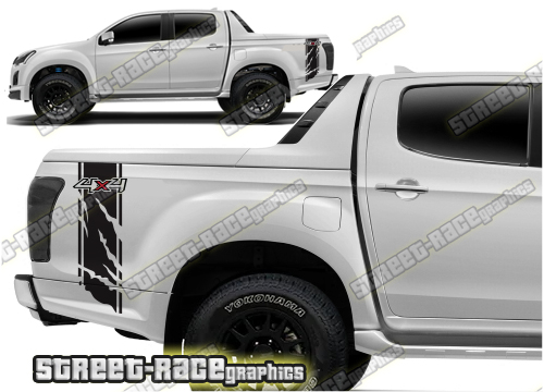 Isuzu D-Max bed bands 005