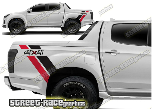 Isuzu D-Max bed bands 006