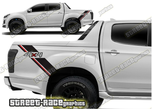 Isuzu D-Max bed bands 007