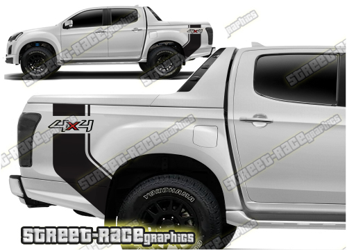 Isuzu D-Max bed bands 008