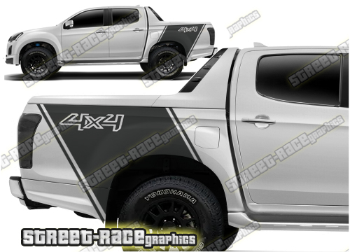 Isuzu D-Max bed bands 012