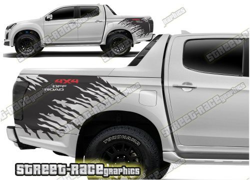 Isuzu D-Max bed bands 018