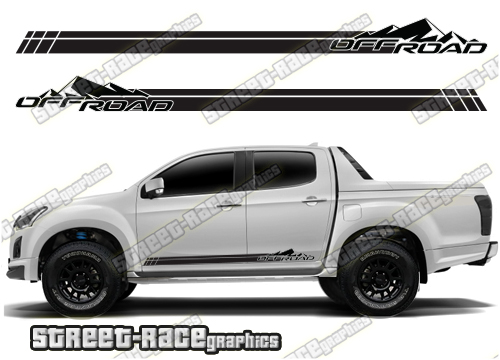 Isuzu D-Max side stickers 005