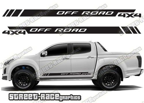 Isuzu D-Max side stickers 006